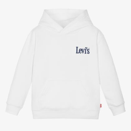 Levi 8Ep584-W1t HOODIE White
