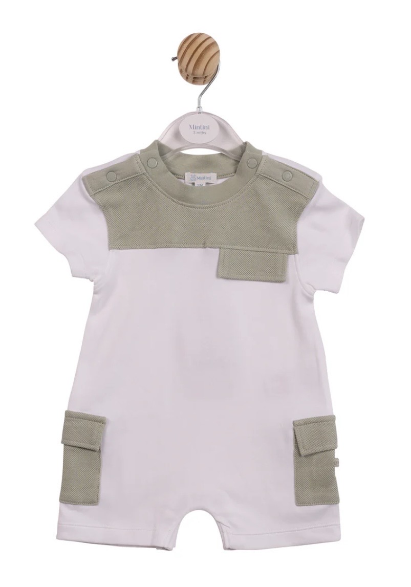Mintini Mb6973 ROMPER Sage - Image 2