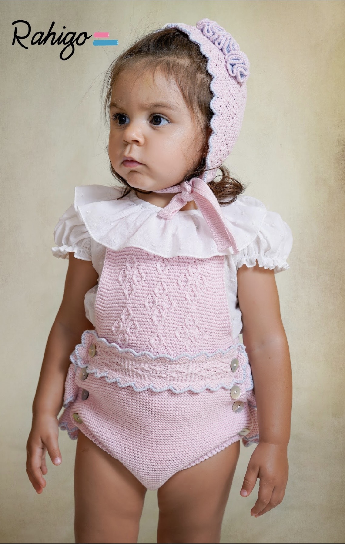 Rahigo 26199 ROMPER AND BLOUSE Pink