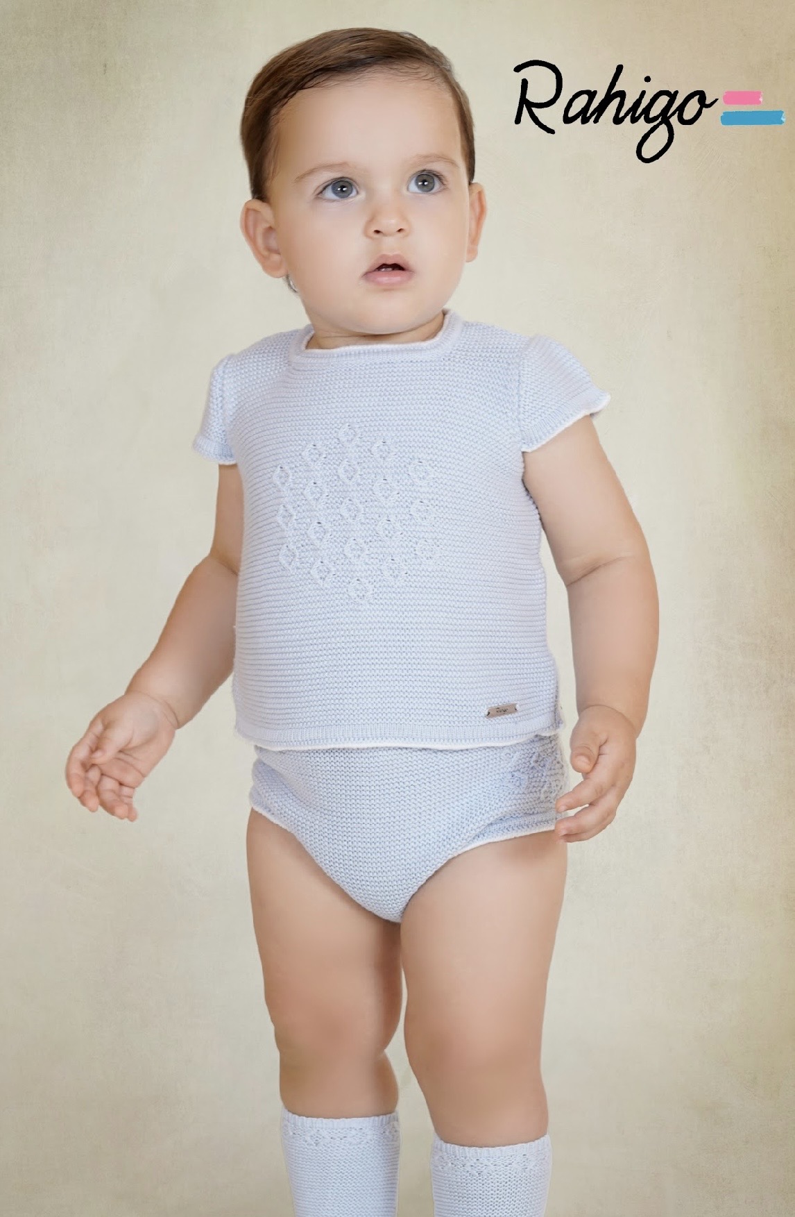 Rahigo 261113 JAM PANT, BLOUSE AND CARDIGAN Blue - Image 3