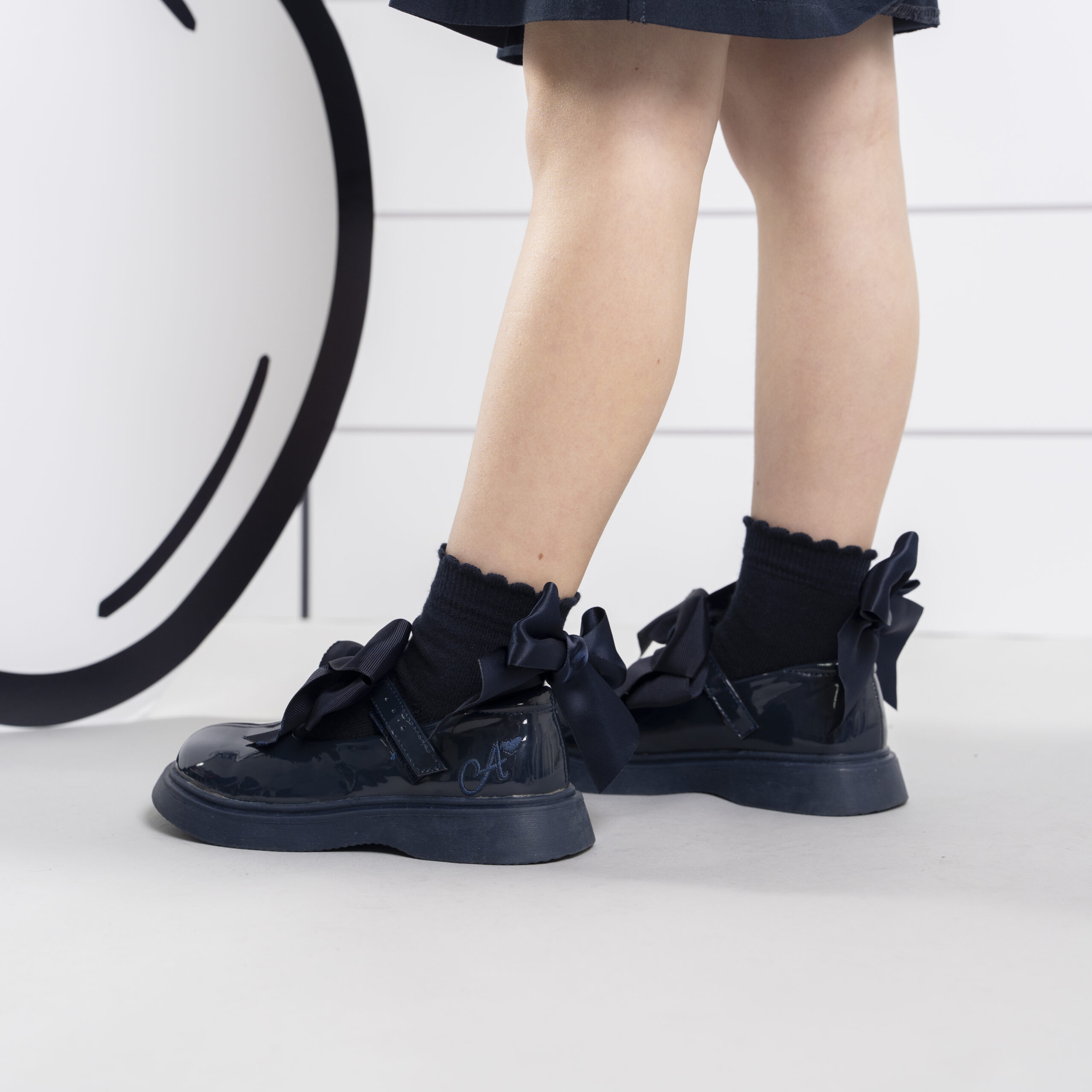 A Dee W266902 CARA BTS ANKEL SOCK Navy - Image 3