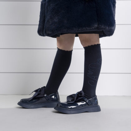 A Dee W266901 SEREN BTS KNEE HIGH SOCK Navy