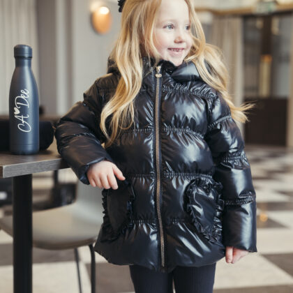 A Dee W266201 LUNA SHORT BTS JACKET Navy