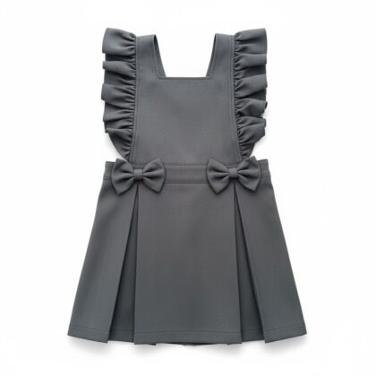 Love & Learn Ruffles Pinafore RUFFLES PINAFORE Grey